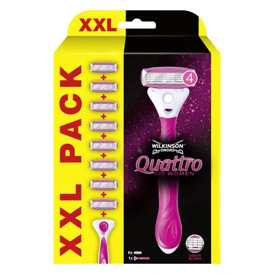 Wilkinson Sword Holicí strojek Quattro for Women + 8 hlavic