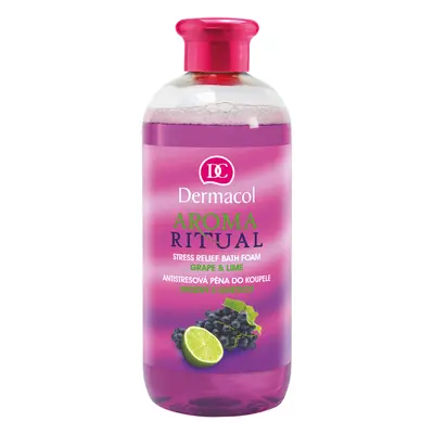 Dermacol Antistresová pěna do koupele hrozny s limetkou Aroma Ritual 500 ml