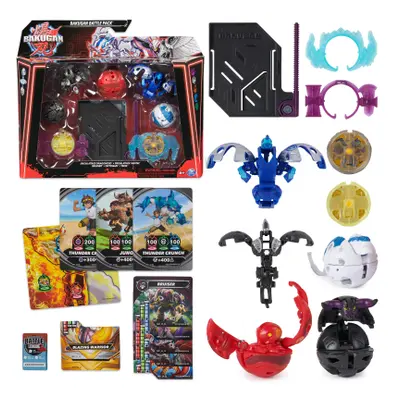 Bakugan 5 balení speciální útok s6 - Hammerhead, Titanium Dragonoid, Nillious