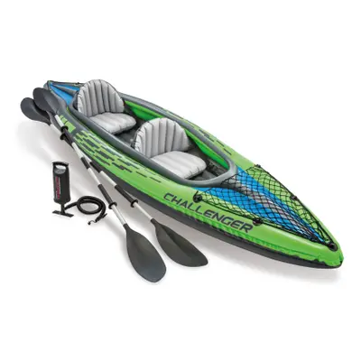 Kajak CHALLENGER K2 KAYAK vč. Pádel - Zelená