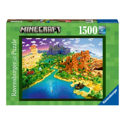 Puzzle Minecraft: Svět Minecraftu 1500 dílků