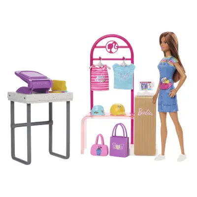 Barbie módní design studio s panenkou