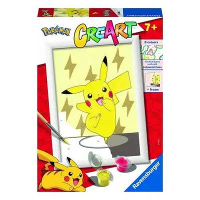 Malování podle číselCreArt Pokémon Pikachu