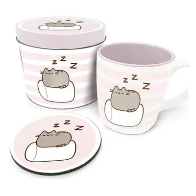 Dárkový set Pusheen plechovka