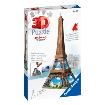 Puzzle 3D Mini budova - Eiffelova věž - položka 54 dílků