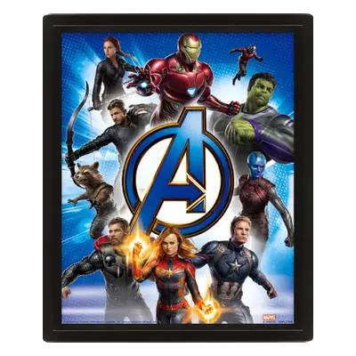 3D obraz Avengers