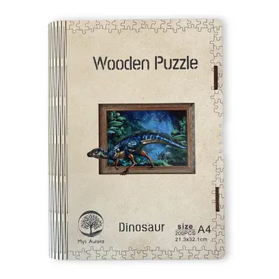 Wooden puzzle Dinosaur A4