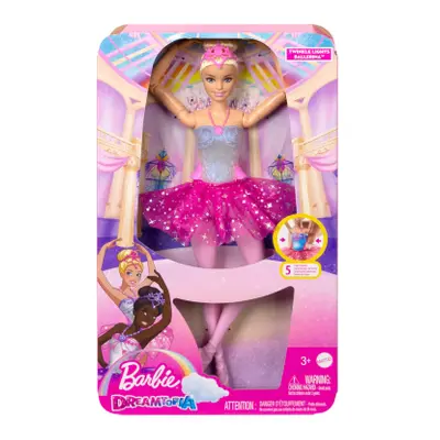 Barbie svítící magická baletka s růžovou sukní