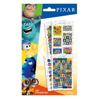 Samolepky Pixar set 200 ks