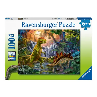 Puzzle V říši dinosaurů 100 dílků