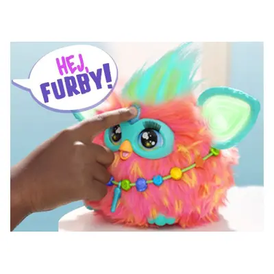 Furby plyšový interaktivní korálový CZ