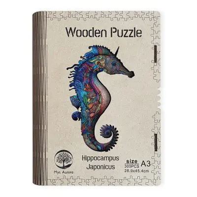 Wooden puzzle Hippocampus Japonicus A3