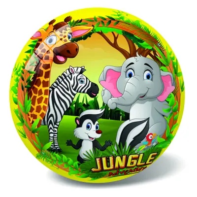 Míč zvířátka z jungle 14 cm