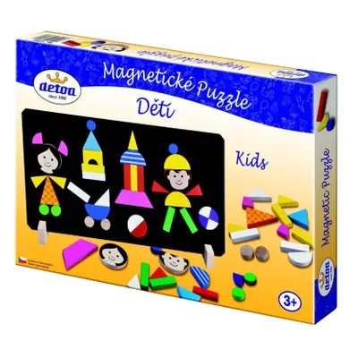 Magnetické puzzle děti