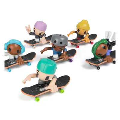 Tech Deck sk8 crew fingerboard s figurkou - šedá helma