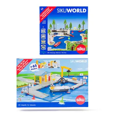 SIKU World - nakládací přístav s molem a vodní plochou