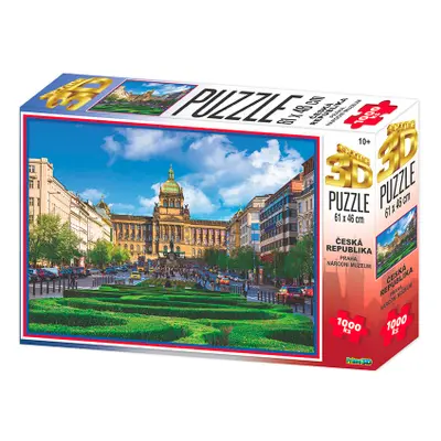 Puzzle 3D Praha Národní muzeum 1000 dílků