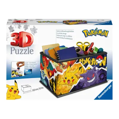 Puzzle 3D Úložná krabice Pokémon 216 dílků