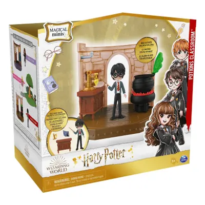 Harry Potter učebna míchání lektvarů s figurkou Harryho