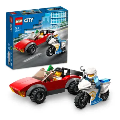 LEGO® City 60392 Honička auta s policejní motorkou