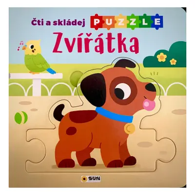 Čti a skládej puzzle - Zvířátka