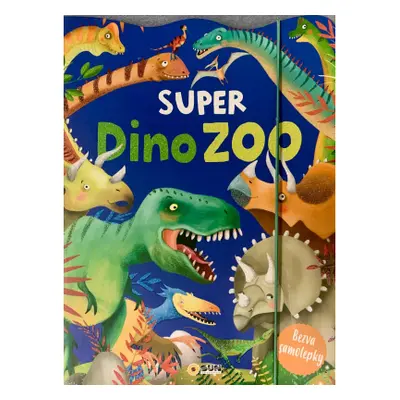 Super Dino ZOO - navrhni a nalep dinopark - samolepky