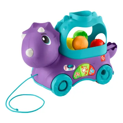 Fisher price hrající dino s vyskakujícími míčky