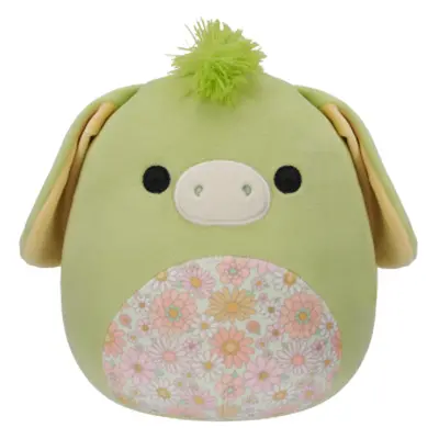 Plyšový mazlíček Squishmallows Zelený oslík - Juniper