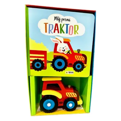 Můj první Traktor - Kniha a hračka - Dárokový box