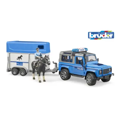 Land Rover policie, figurka, kůň