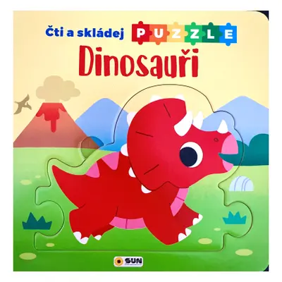 Čti a skládej puzzle - Dinosauři