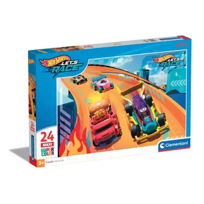 Puzzle 24 dílků maxi Hot Wheels