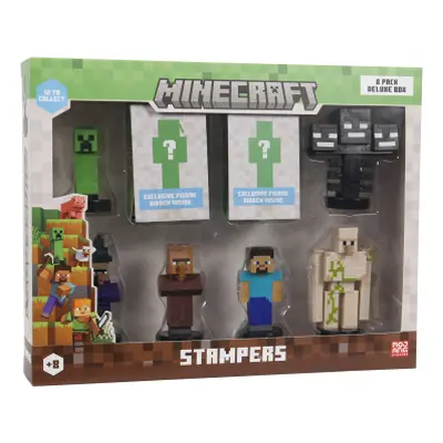 Minecraft razítko - 8 pack Deluxe box