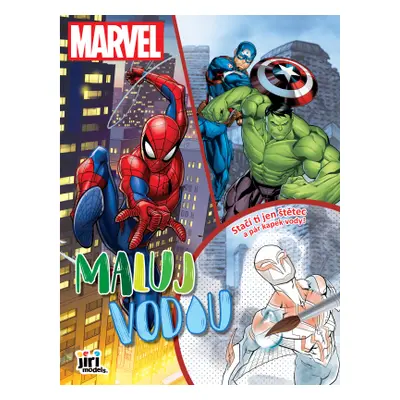 Maluj vodou A4 Marvel