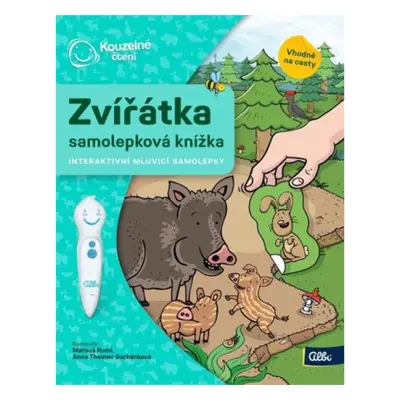 Kouzelné čtení Samolepková knížka Zvířátka