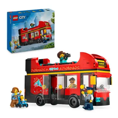 LEGO® City 60407 Červený dvoupodlažní vyhlídkový autobus