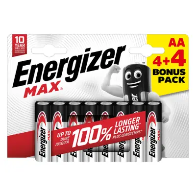 Energizer MAX AA 4+4 zdarma