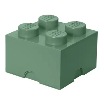 LEGO úložný box 250 x 250 x 180 mm - army zelená