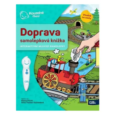 Kouzelné čtení Samolepková knížka Doprava