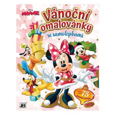 Vánoční omalovánky se samolepkami Minnie