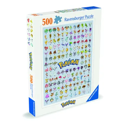 Puzzle 500 dílků Prvních 151 Pokémonů