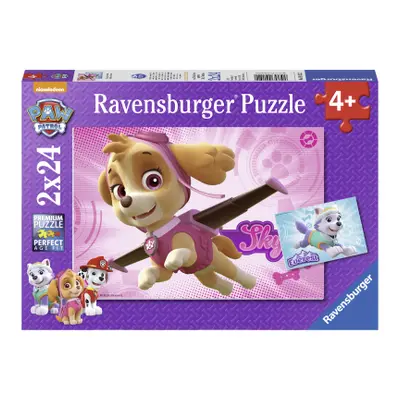 Puzzle Tlapková Patrola 2x24 dílků