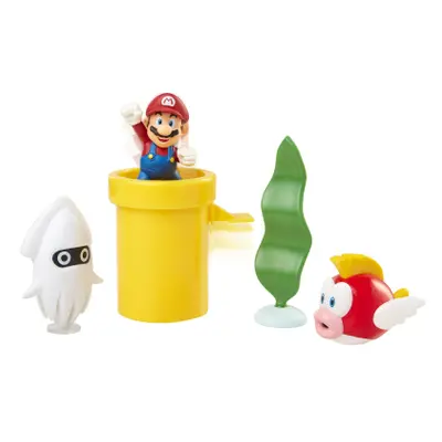 Sada 5 figurek Super Mario Diorama 6 cm