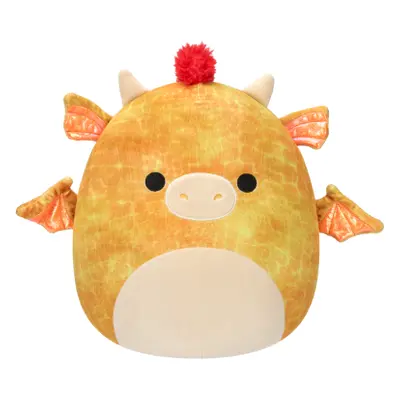 Plyšový mazlíček Squishmallows Zlatý drak - Dieric, 40 cm