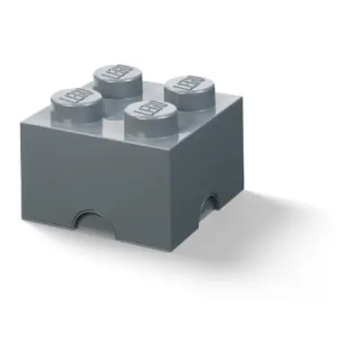 LEGO úložný box 4 - tmavě šedá