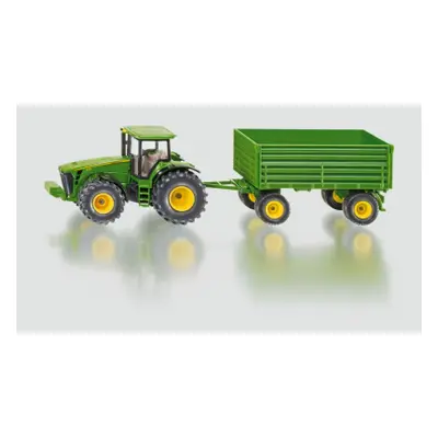 SIKU Farmer - traktor John Deere s vlekem, 1:50