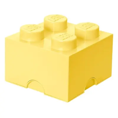 LEGO úložný box 250 x 250 x 180 mm - světle žlutá