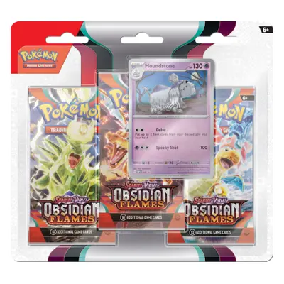 Pokémon TCG: SV03 Obsidian Flames - 3 Blister Booster - Houndstone