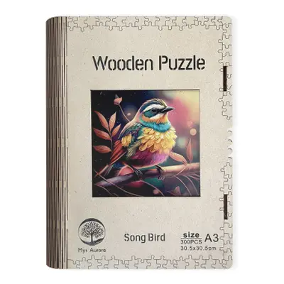 Wooden puzzle Song Bird A3