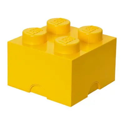 LEGO úložný box 250 x 250 x 180 mm - žlutá